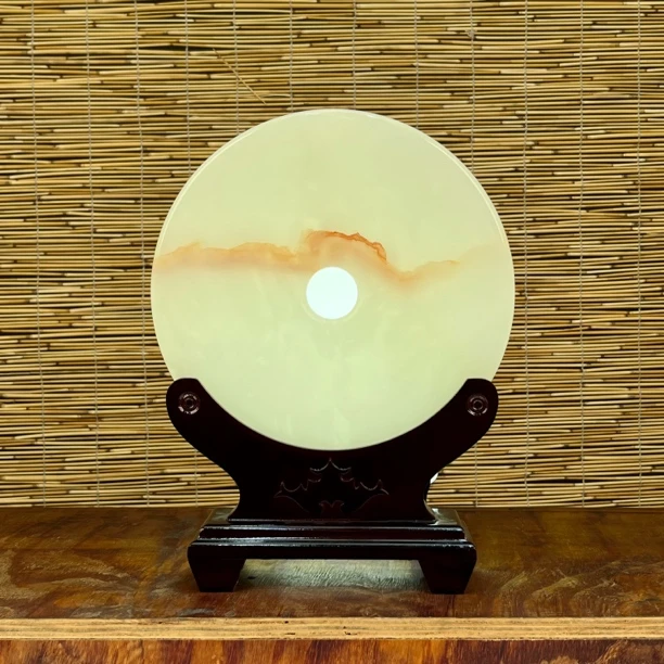 （山型意境）直径26厘米总高34厘米平安扣摆件玄关酒柜博古架电视柜