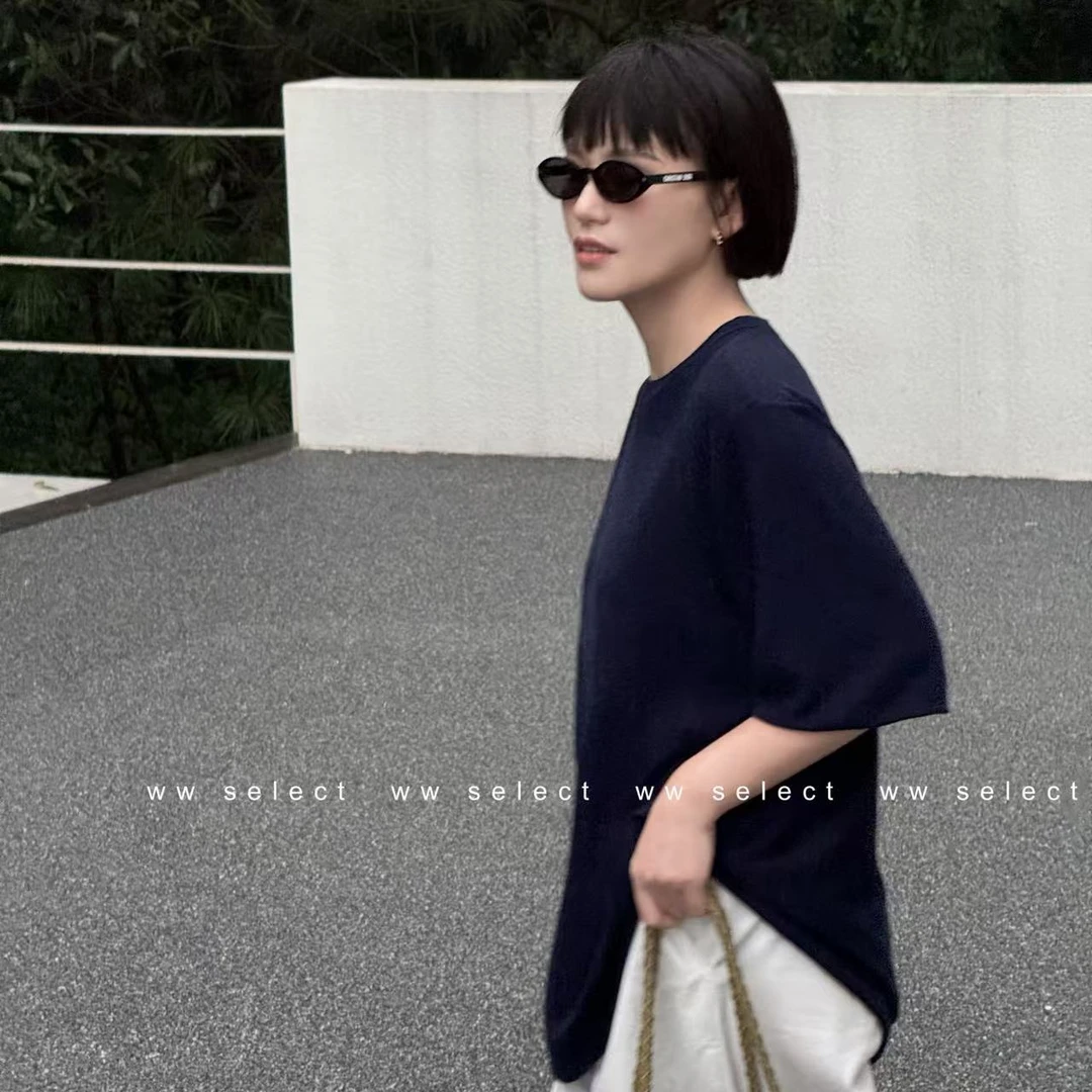 WW｜私服｜青黄｜针织短袖 E006