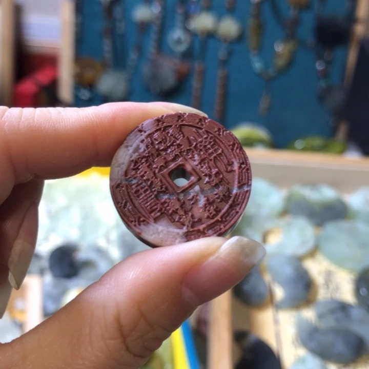 岫玉未镶嵌岫玉挂件