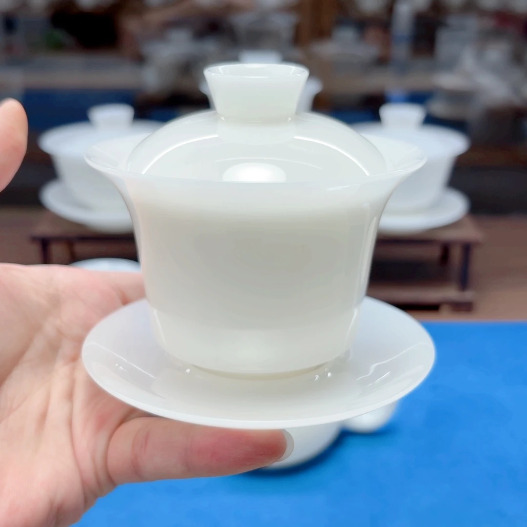 150毫升马蹄璞玉冰种玉瓷工厂