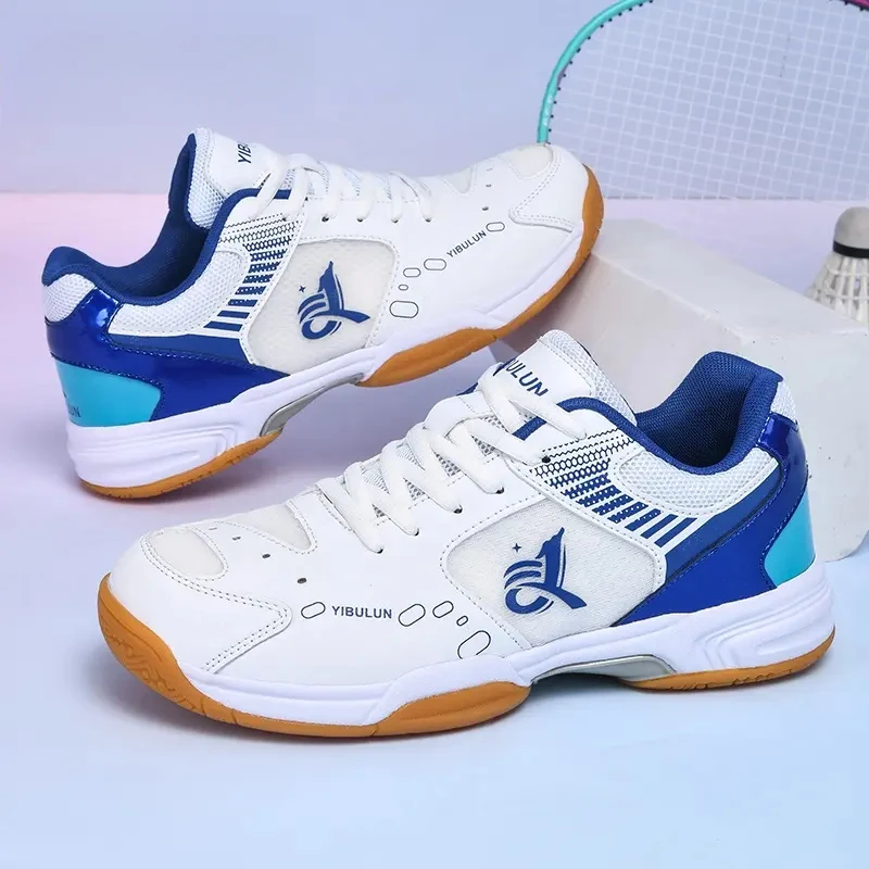 美克男士专业羽毛球鞋缓震透气网面包裹性运动鞋训练网球鞋