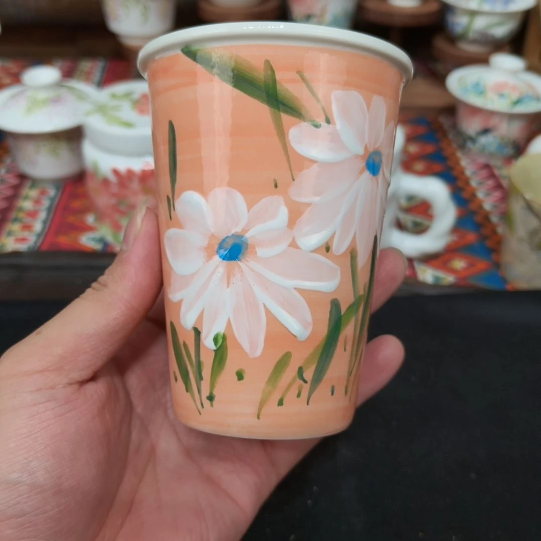 陶瓷摆件景德镇手工手绘高温瓷器