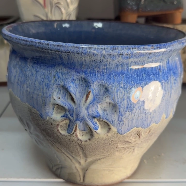 紫砂花盆口20高18，1111111