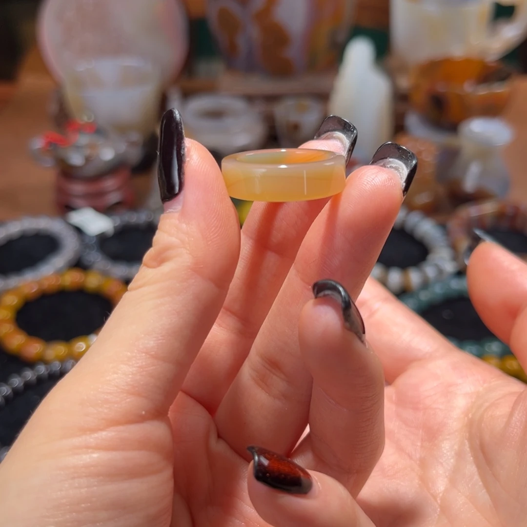 玛瑙/玉髓未镶嵌戒圈