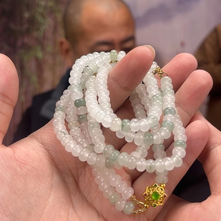 石英质玉（金丝玉）未镶嵌手链