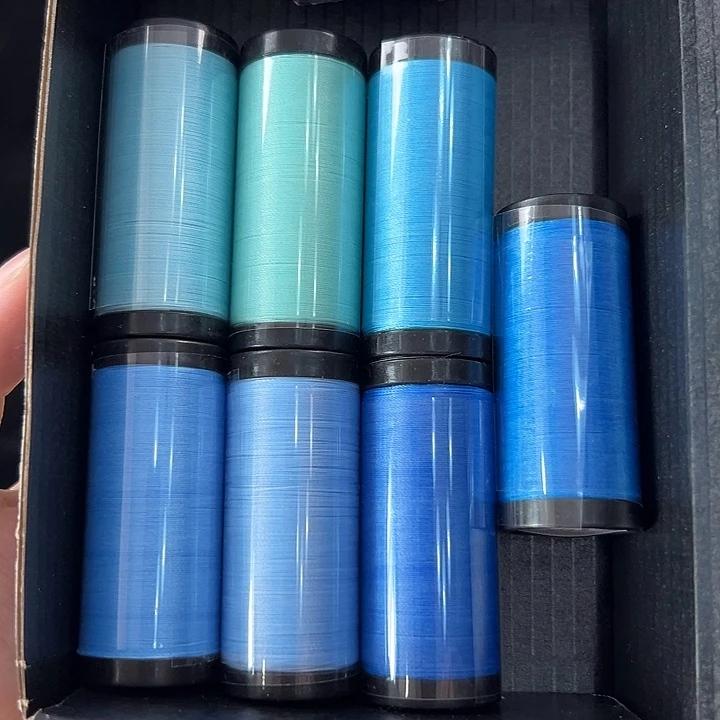 棉0.1南美圆蜡线（蓝色系7卷）