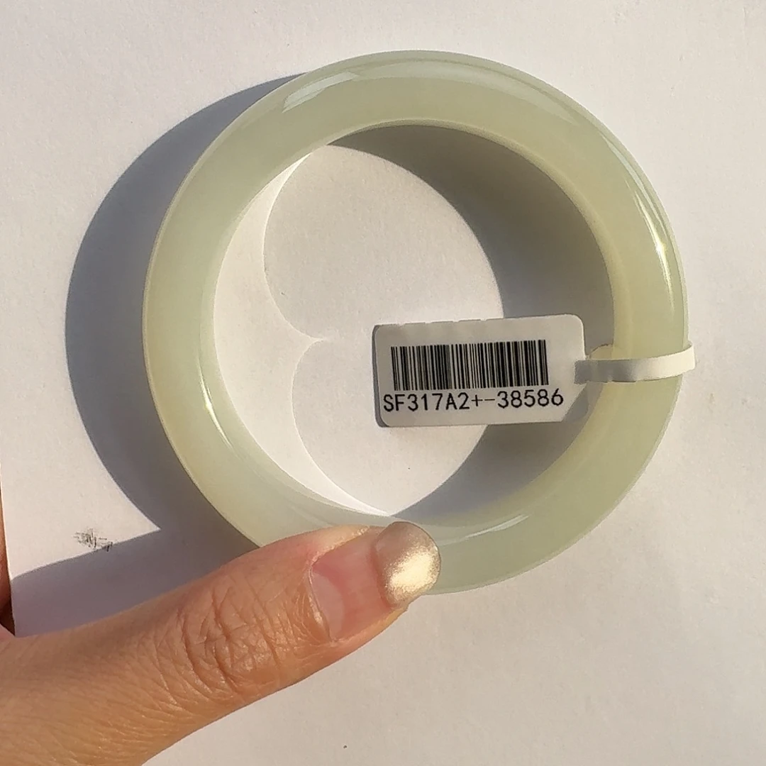 和田玉未镶嵌手镯56➕