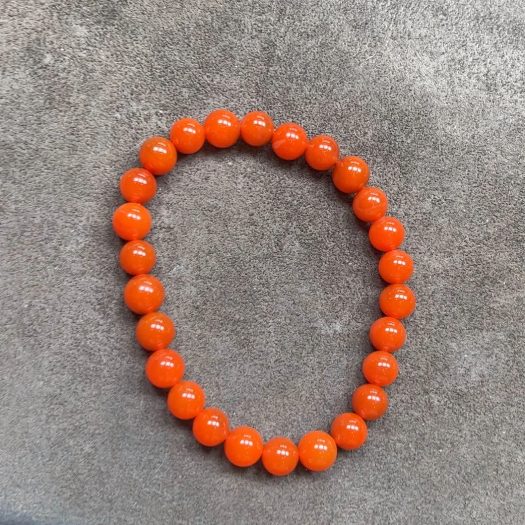 南红玛瑙手串未镶嵌