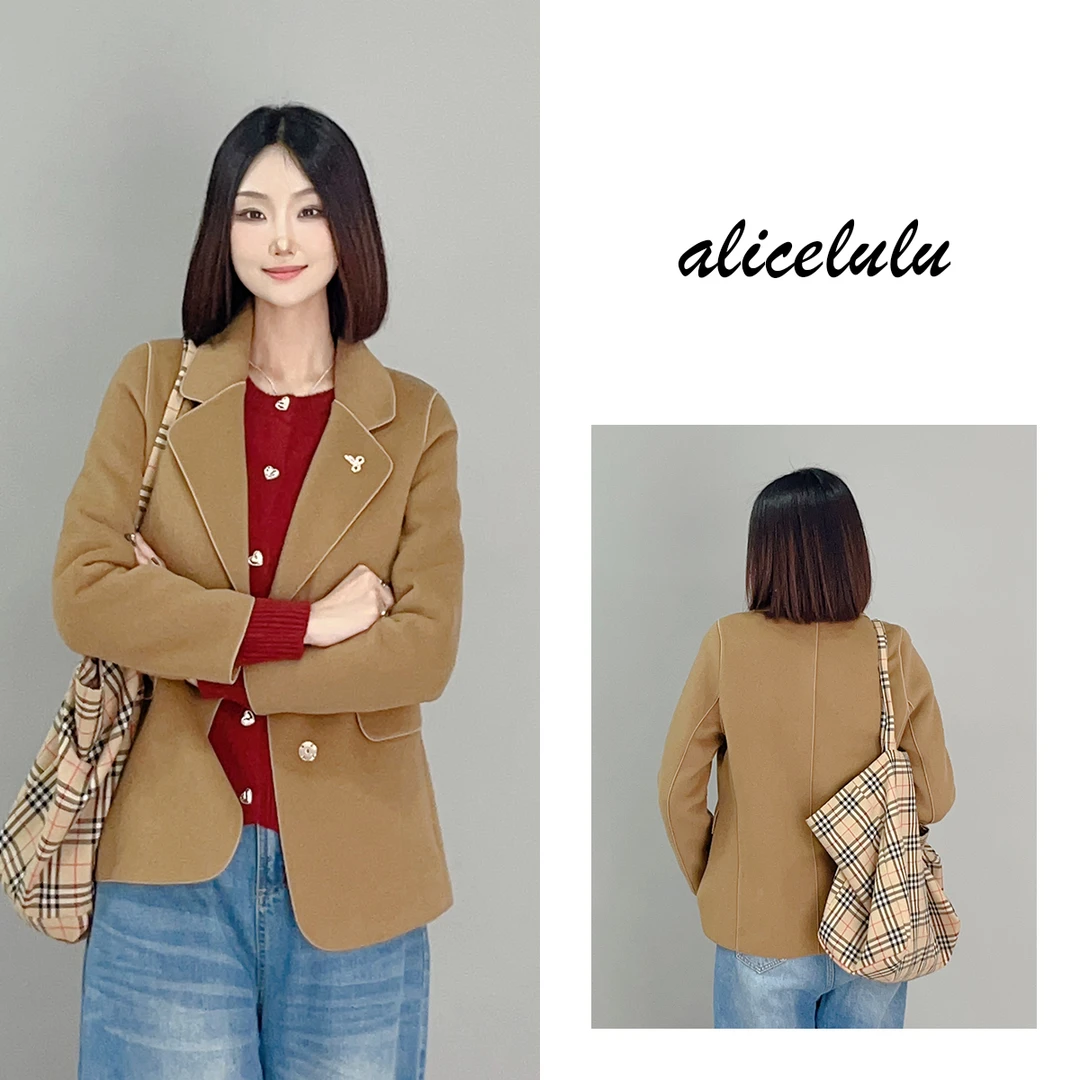 4 ALICE “私家裁缝”毛呢外套 优雅羊毛 挺括包边 S1034589Tr