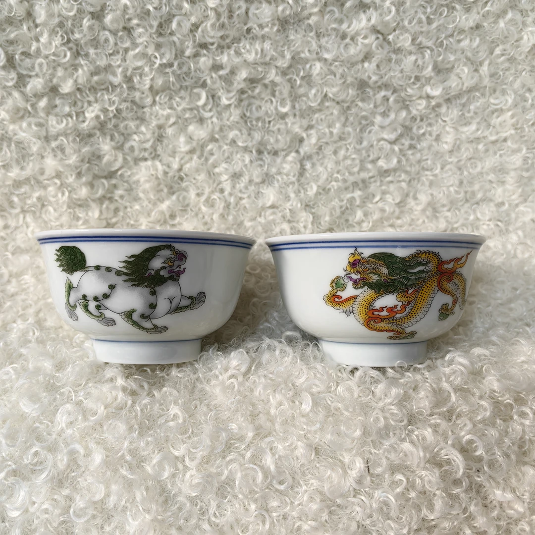 【拉萨发货】小号两只装景德镇仿古茶碗 甜茶酥油茶碗
