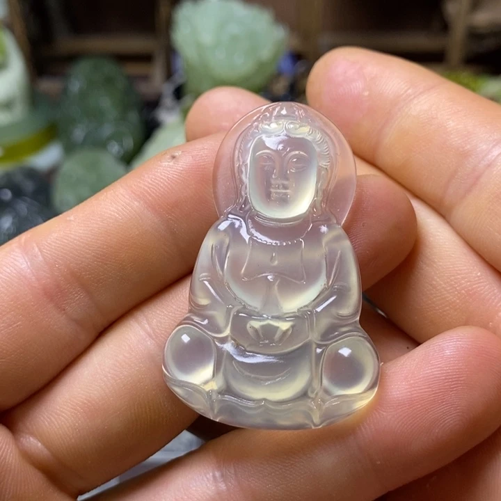 岫玉未镶嵌岫玉颈饰