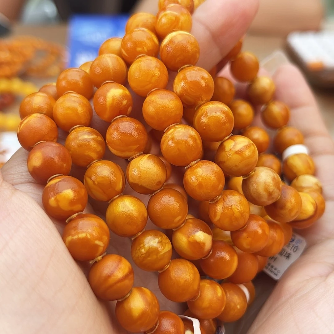 未镶嵌琥珀手链10 m多样性发其一