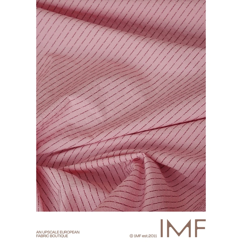 G&CC 棉质粉色提花面料 宽165CM 174G/M 意大利直邮 ZAGMG 5830