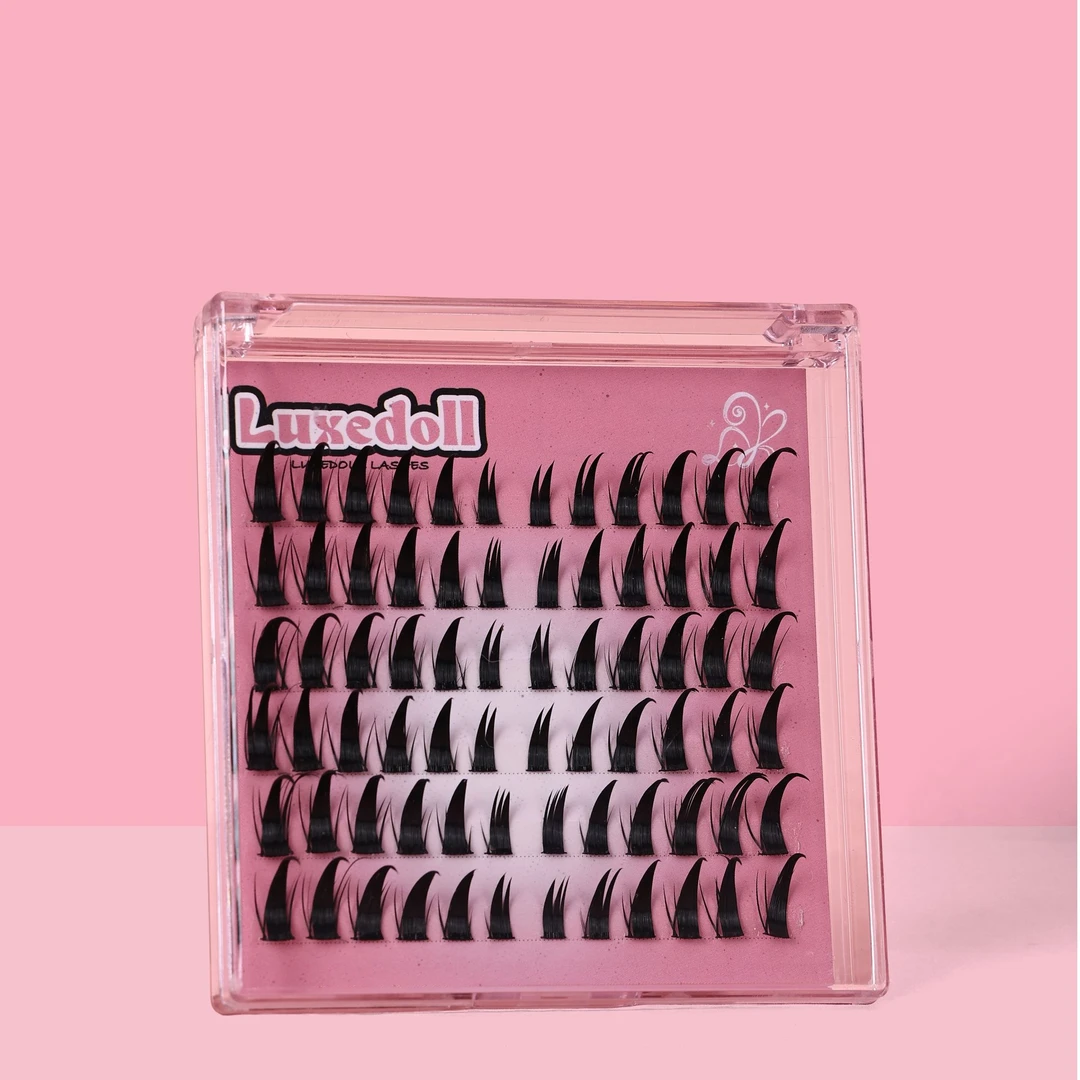 LuxeDoll美漫款洋娃娃硬梗单簇睫毛(试用后影响卫生NO退换)BARBIE