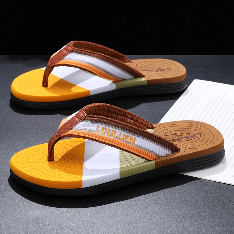 密汀巴灵人字拖男士潮款夏季加厚防滑耐磨橡胶韩版休闲夹趾凉拖鞋