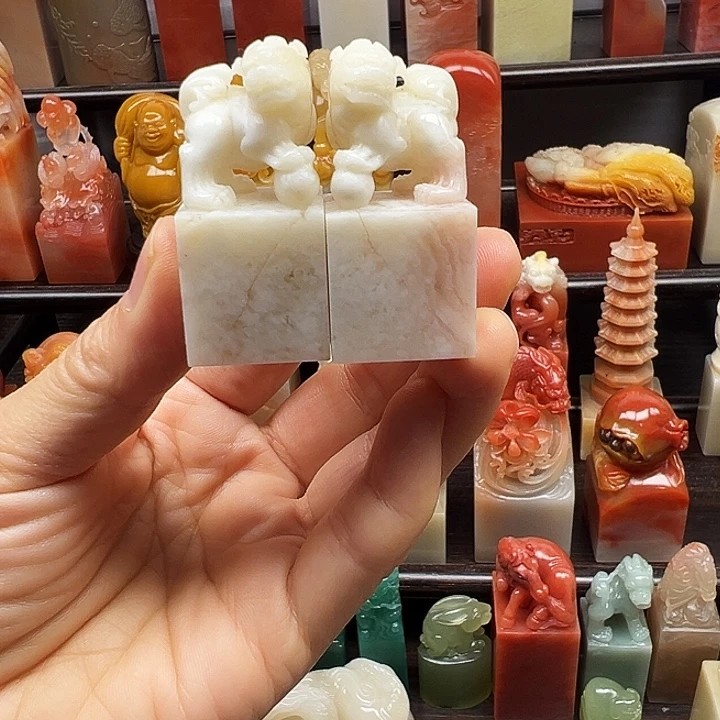 印石寿山石寿山石手工雕刻