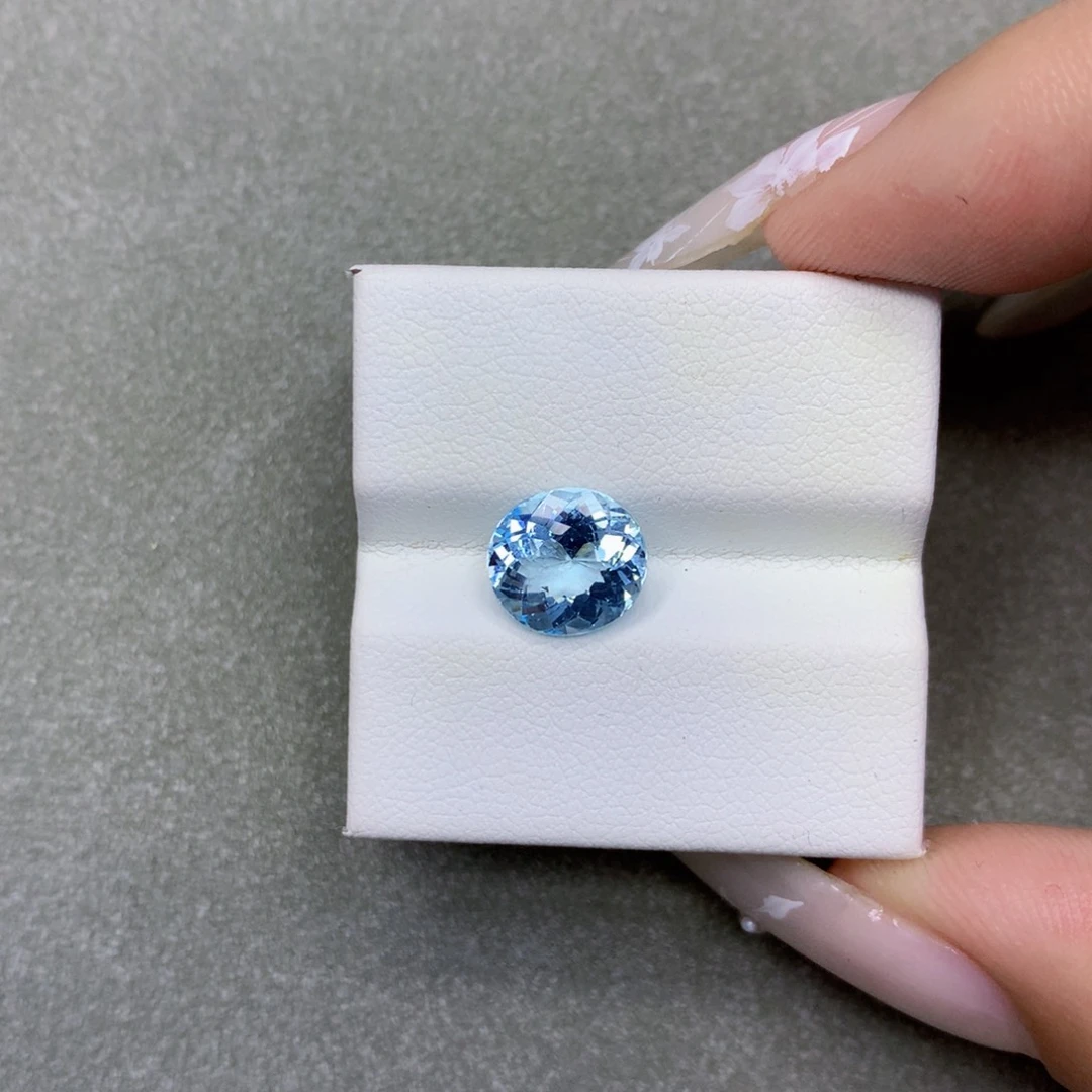 海蓝宝石裸石未镶嵌珞*伊2.23ct