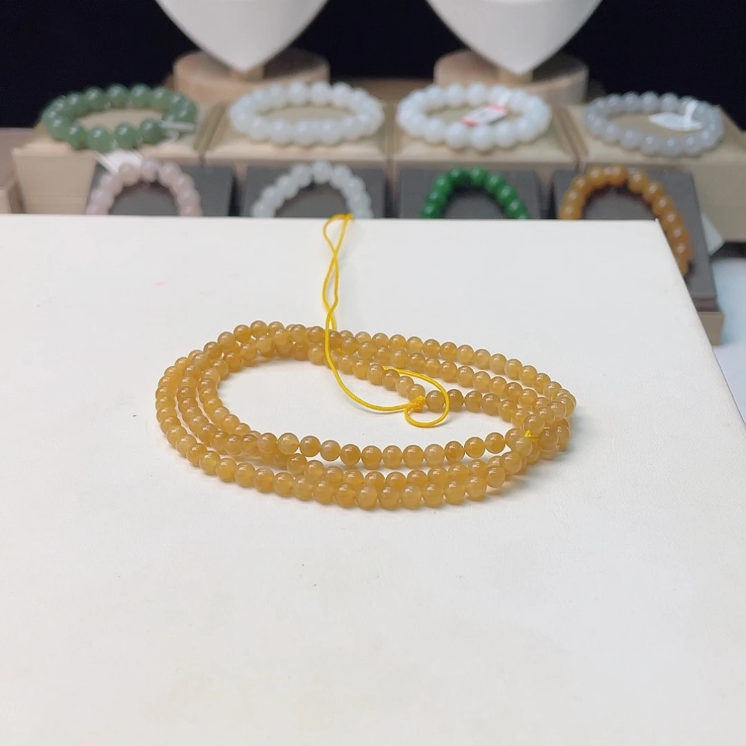 和田玉（糖玉）手串未镶嵌