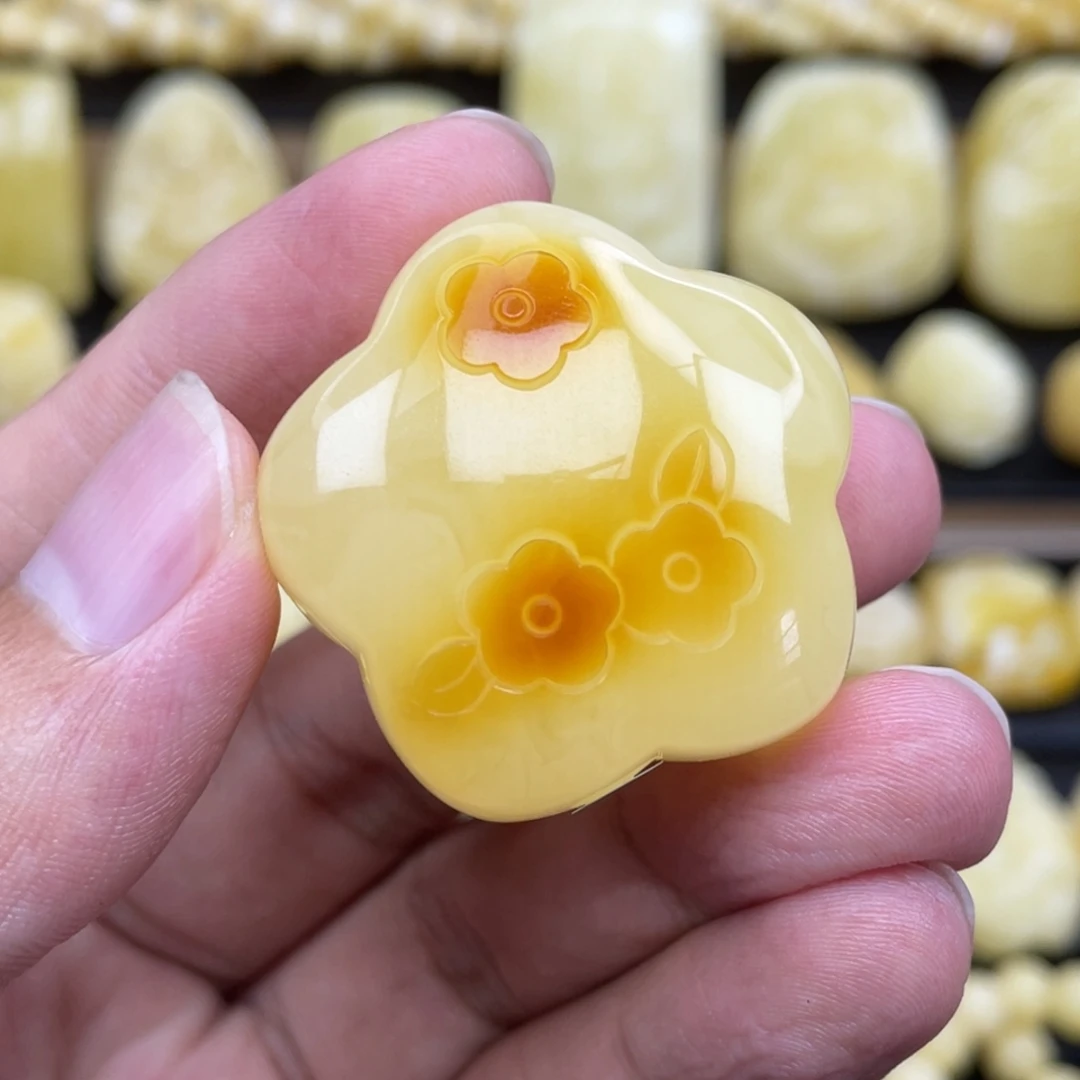 裸石琥珀未镶嵌琥珀蜜蜡