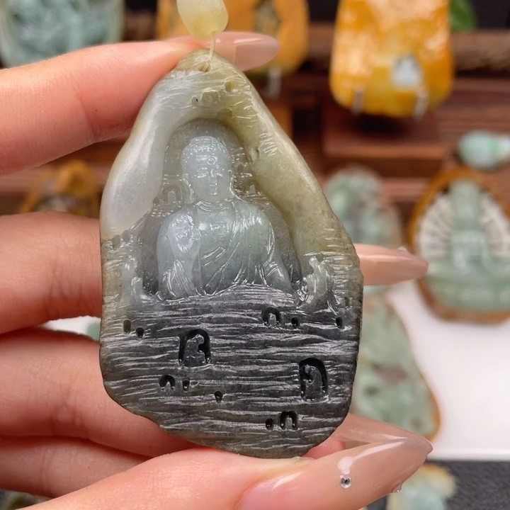 用***9定制翡翠未镶嵌翡翠