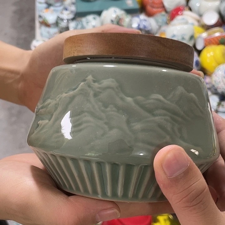 陶瓷罐茶叶罐密封罐