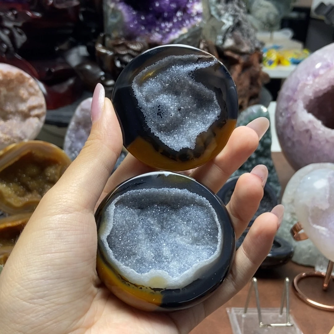 未镶嵌紫晶摆件水晶