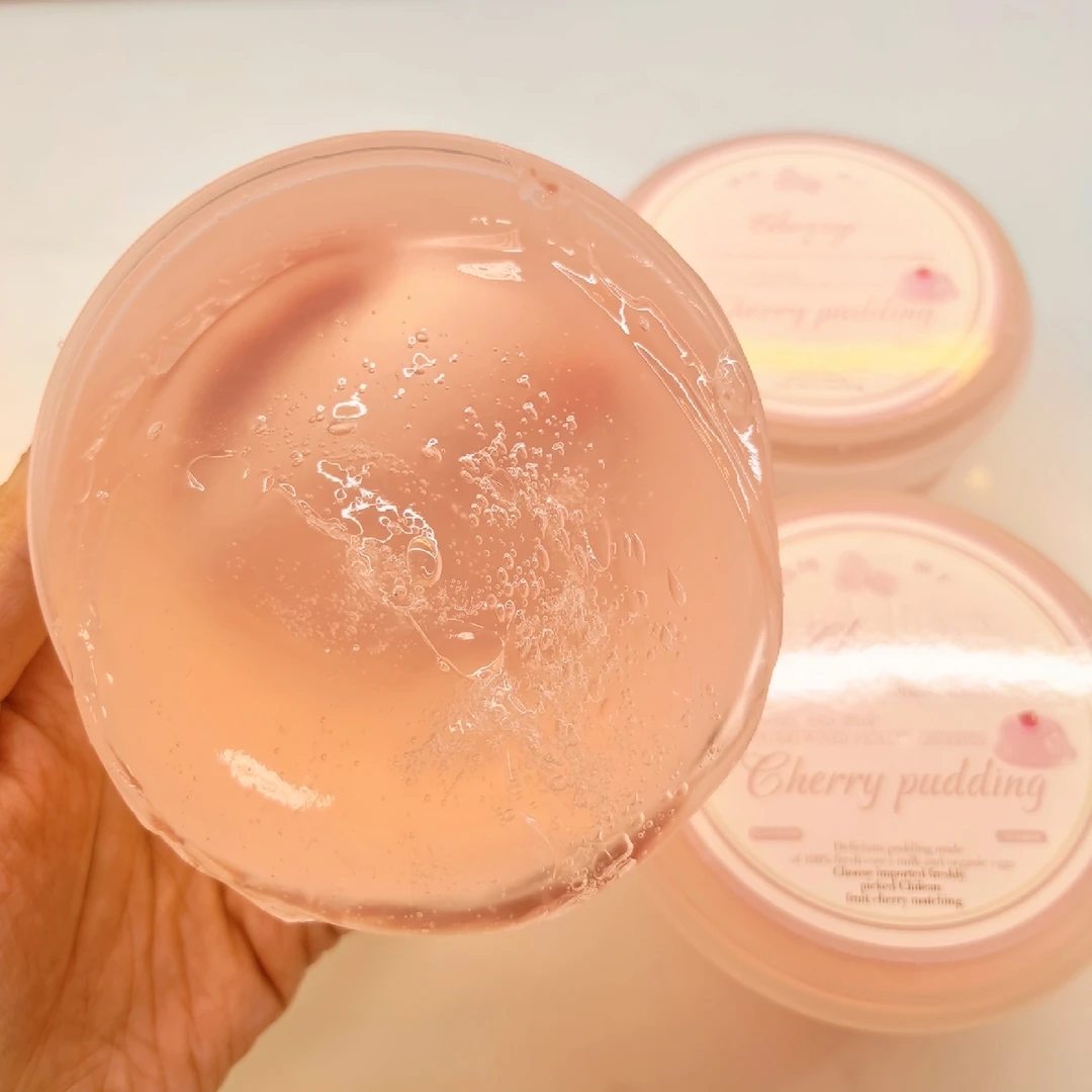 硅胶果冻软玻璃 樱桃布丁起泡胶约300ml炸泡响厚实好戳 起泡量大