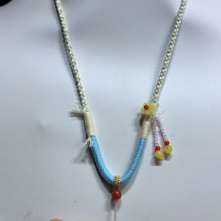 蜜蜡颈饰未镶嵌特价挂绳