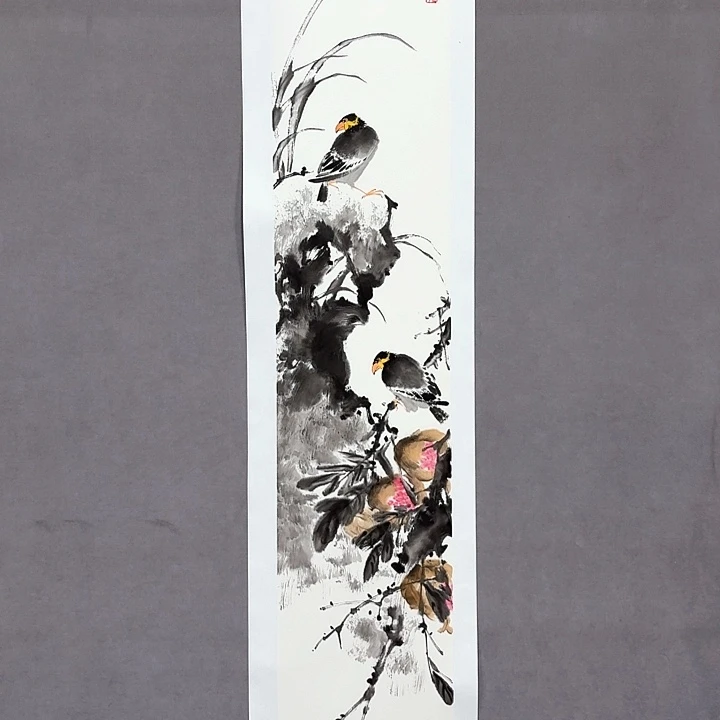 国画亲笔手绘放心去藏