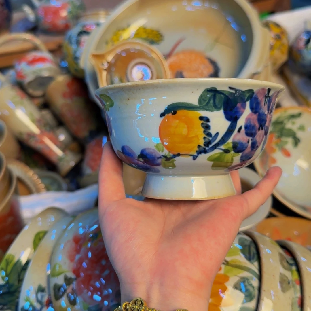 瓷片景德镇陶瓷手工手绘