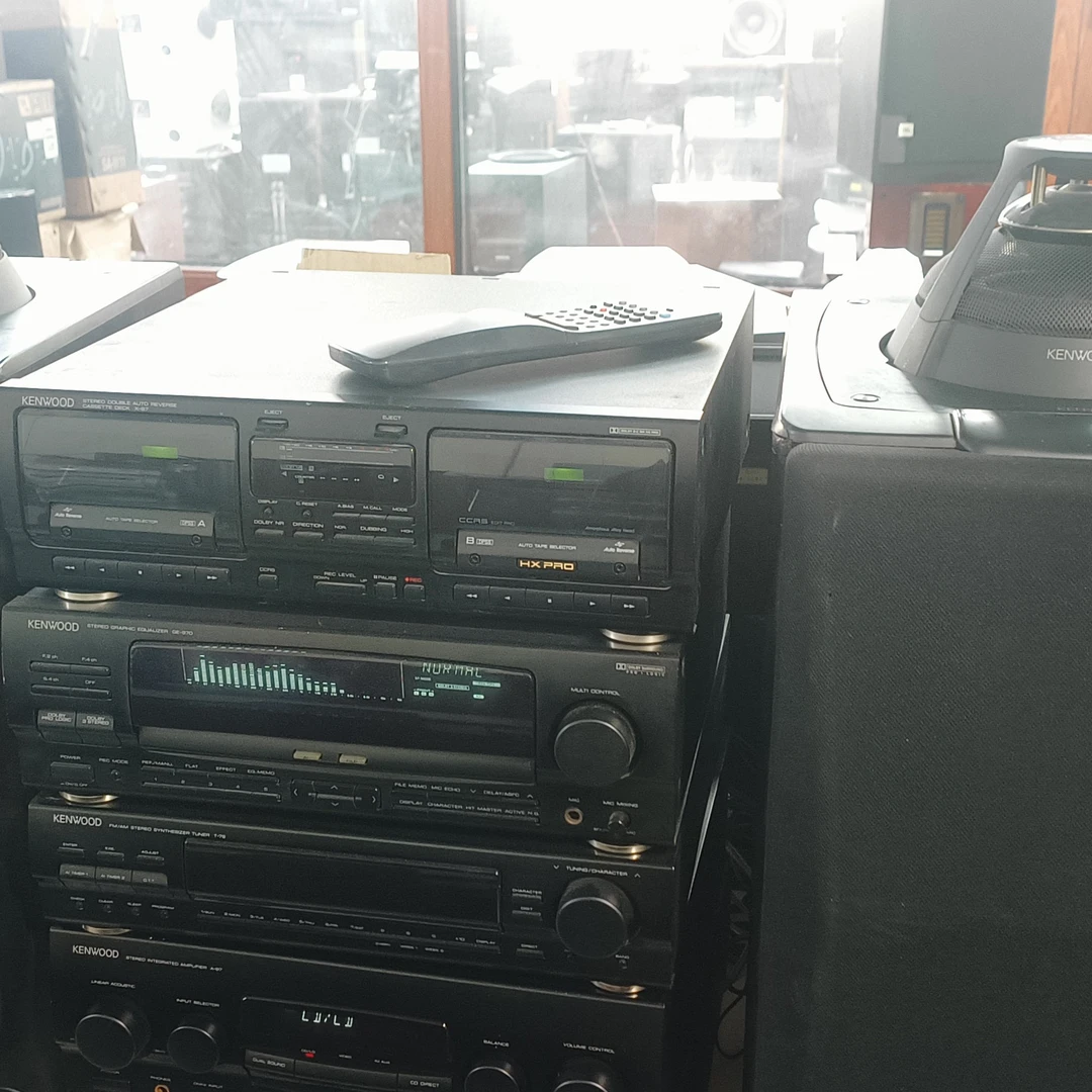 95新  二手建伍组合音响A97一套带原装遥控器运费到付