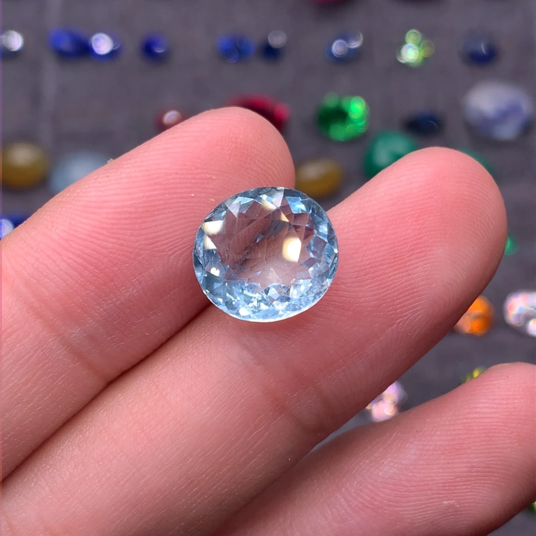 海蓝宝石裸石未镶嵌5ct