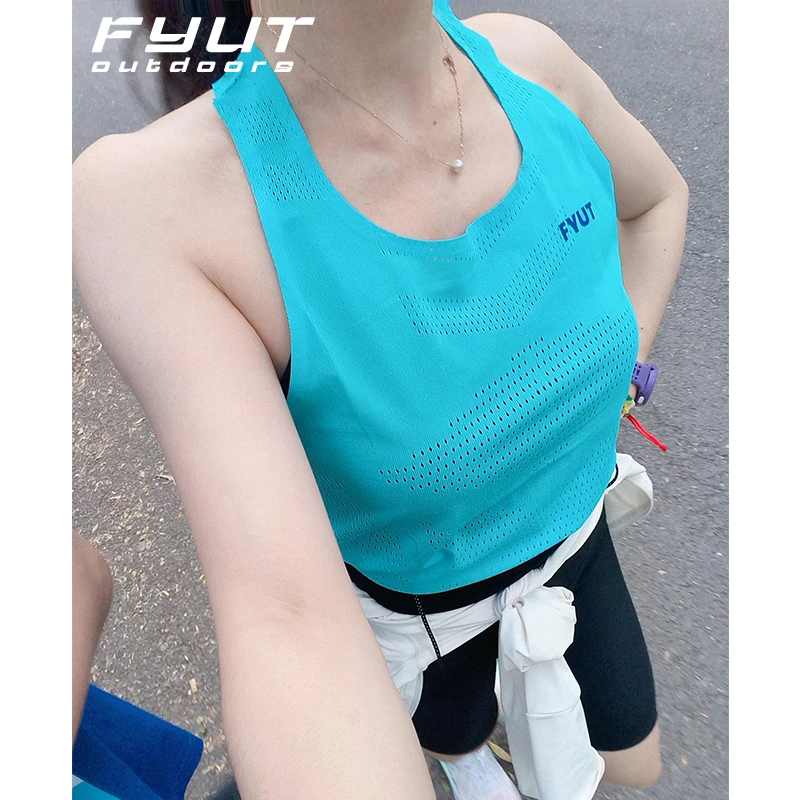 FYUT户外跑步背心速干衣透气排汗衫2025新款女轻薄专业级跑马背心