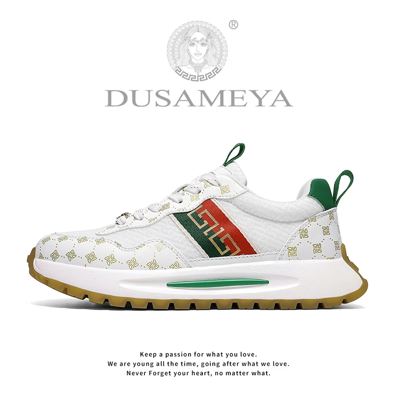 DUSAMEYA/杜莎米娅2025夏季新款轻奢时尚透气情侣百搭休闲鞋网面