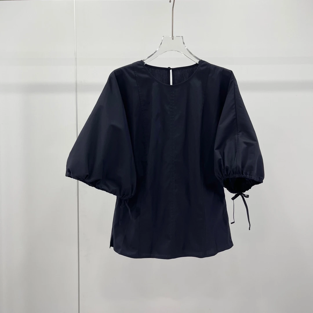 简约洋气韩版气质显瘦上衣5017