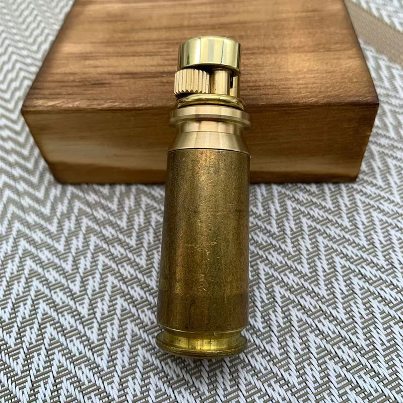 巴雷特12.7手工弹壳侧轮抬臂打火机