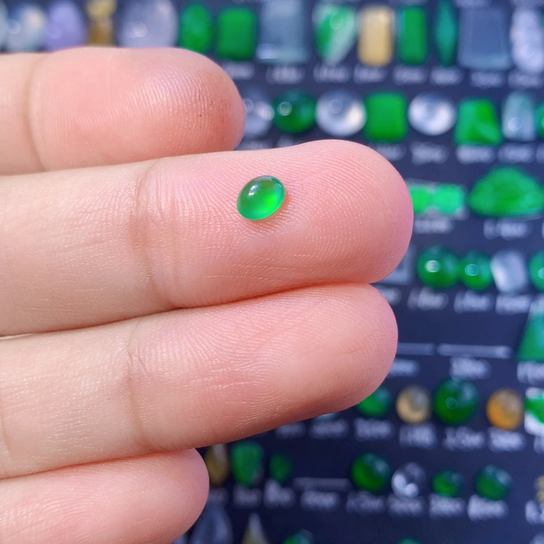 翡翠裸石天然翡翠玉石绿蛋