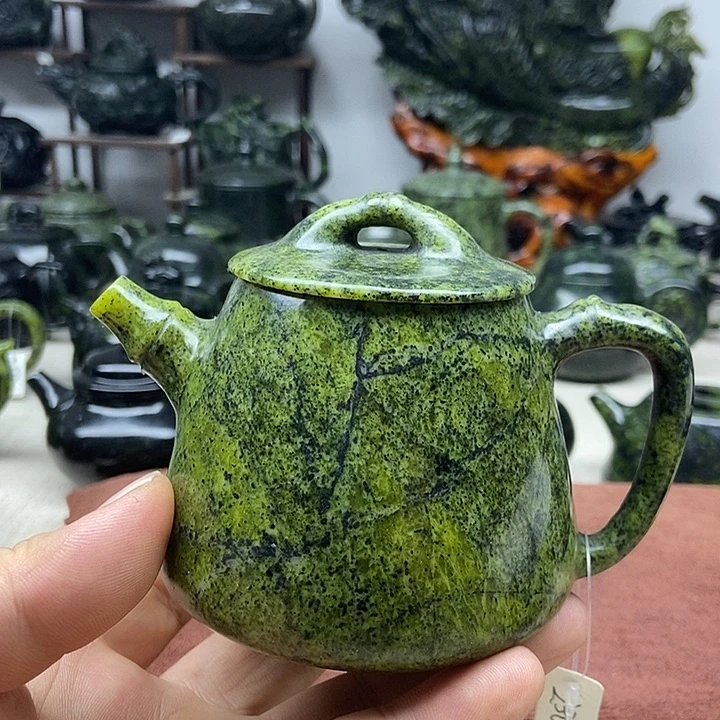 天然藏玉药王石石壶