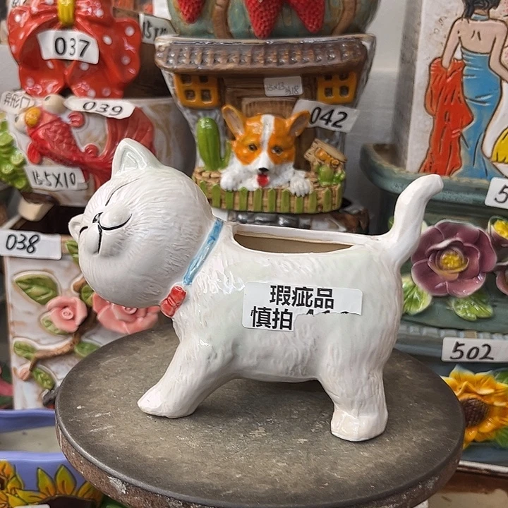 粗陶材质多肉花盆