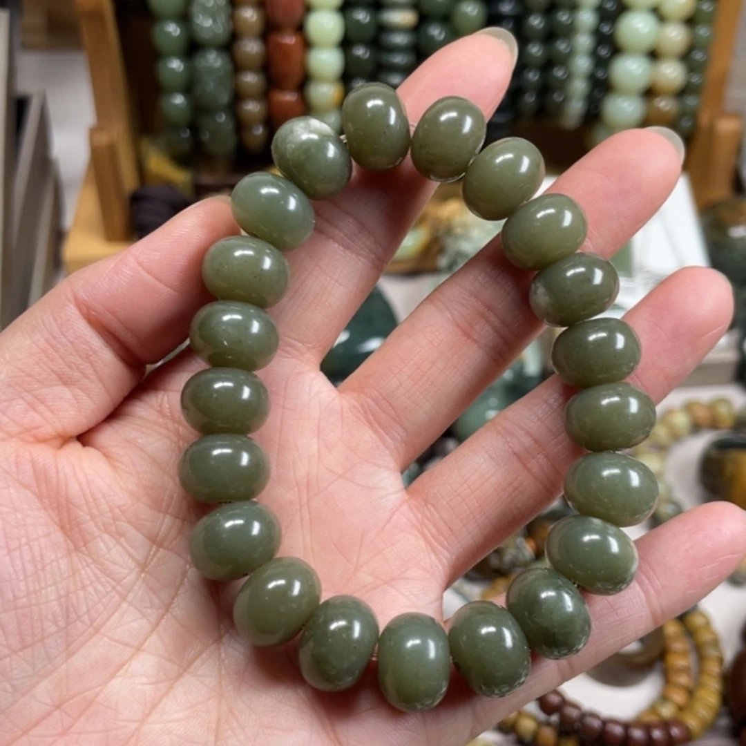 【闪购商品】岫岩老玉（透闪石质玉）手链未镶嵌