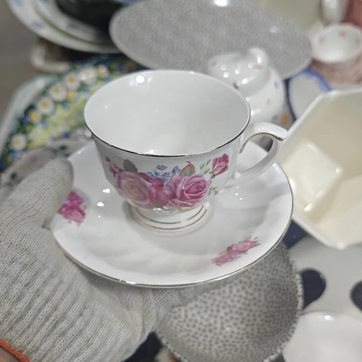 欧式陶瓷餐具杯碗盘微瑕介意慎拍