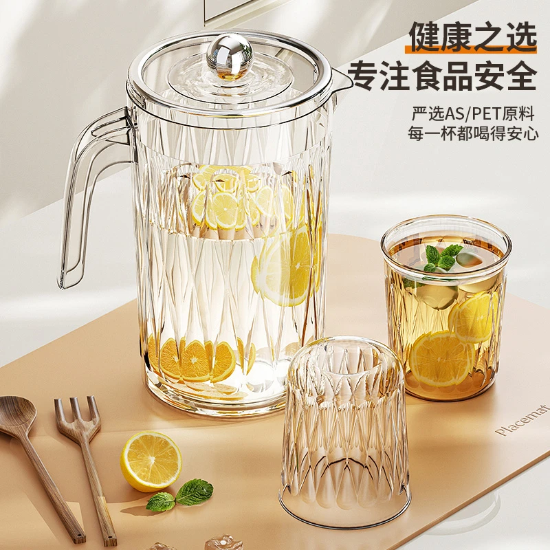 拉萨发货西藏包邮家用耐高温夏季储水高颜值大容量冷水壶套装