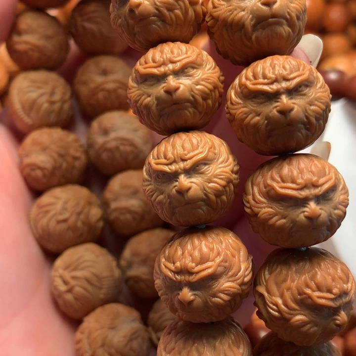 【闪购商品】猴头核桃手串展**翔悟空