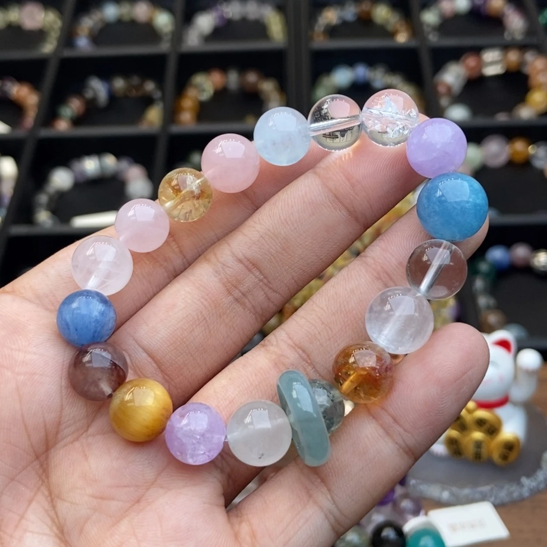 水晶合金手链多宝