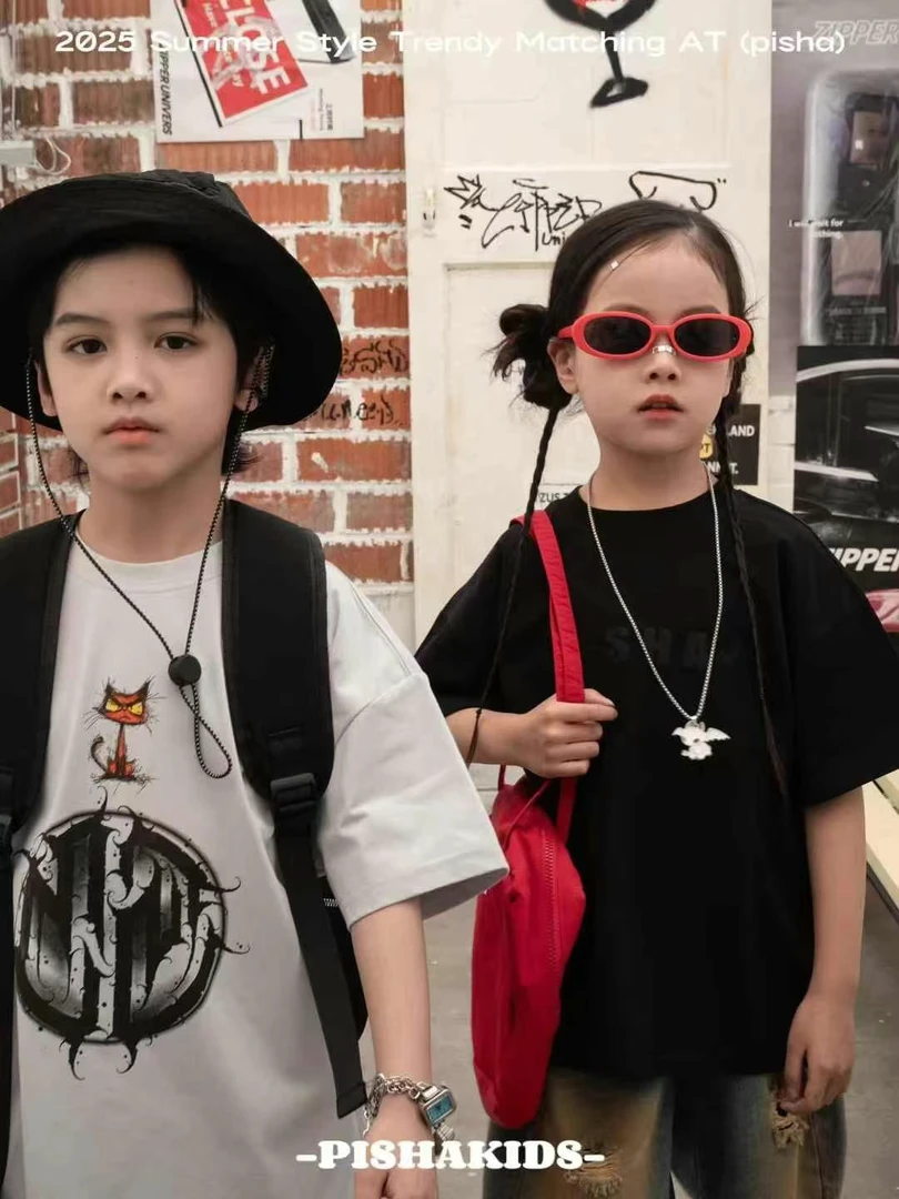 夏款宽松街潮风短袖