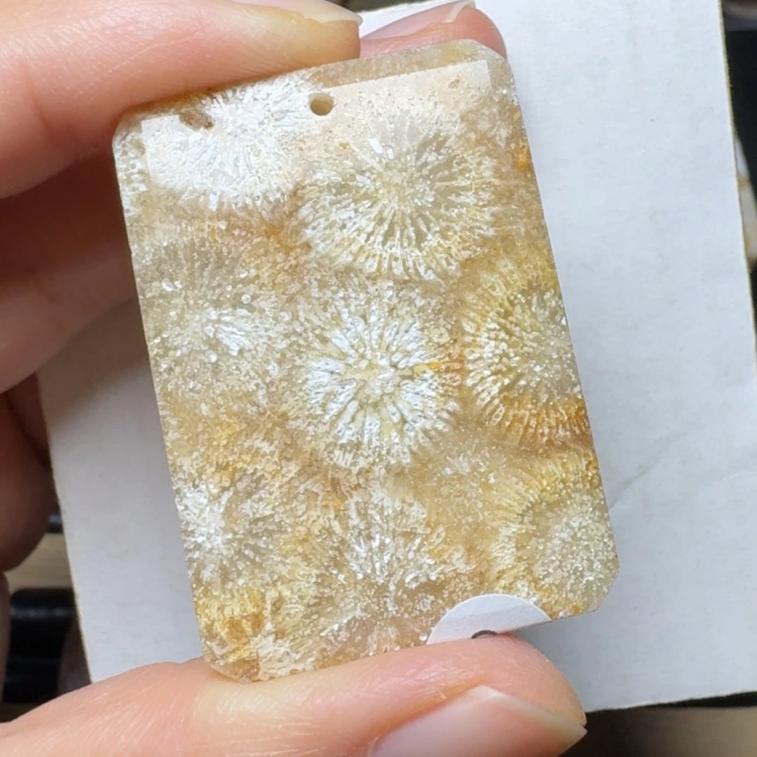 硅化玉手工牌 未镶嵌