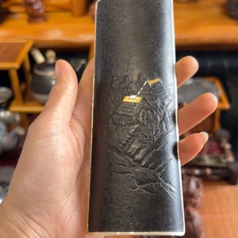 蜜安罐瓷香炉锡茶则
