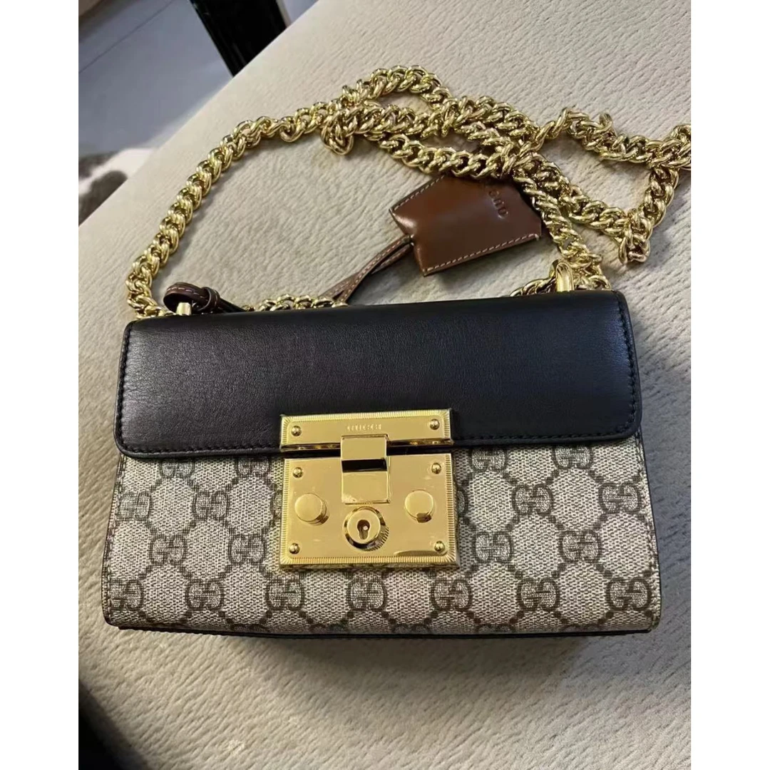 95新 GUCCI/古驰 古驰老花黑盖月光宝盒C1772