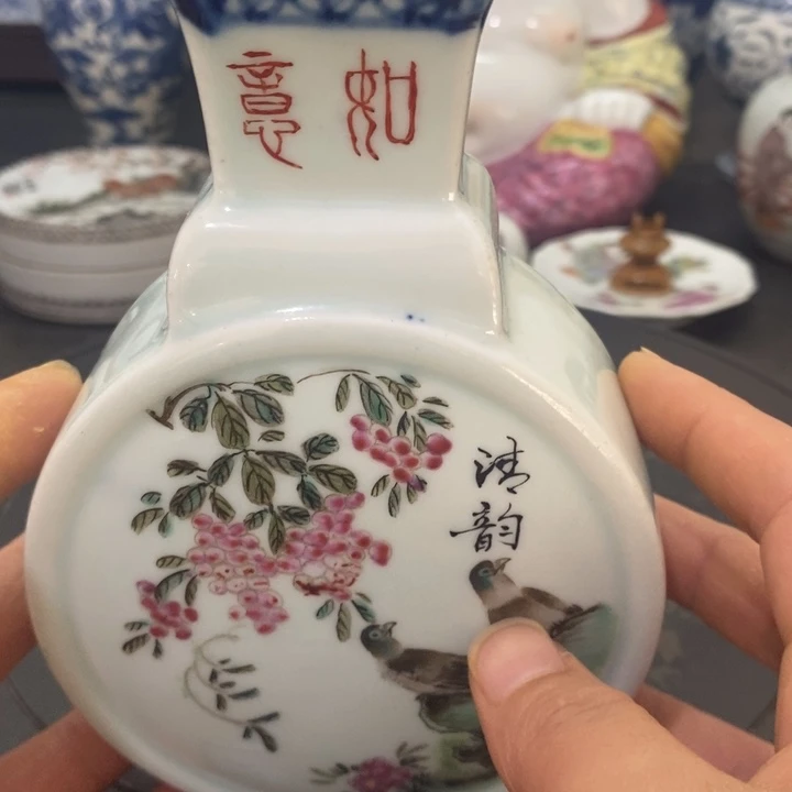 瓶玉*雪陶瓷摆件瓷瓷瓷888888
