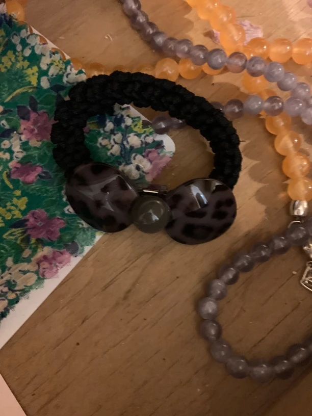 【un Reality】F24013韩国新款蝴蝶结钻发圈发绳百搭